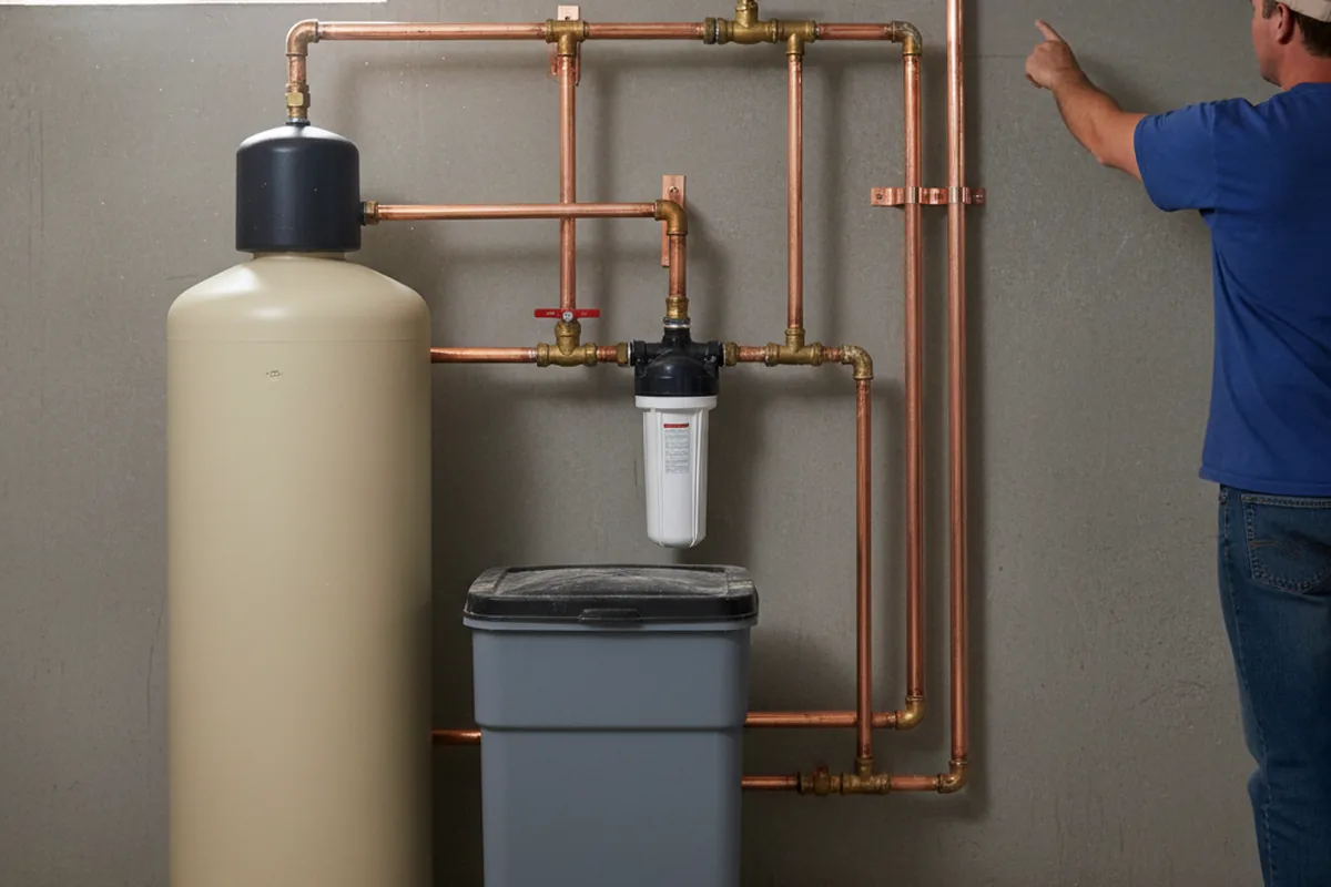 Whole-house water treatment system installed in Strongstown
